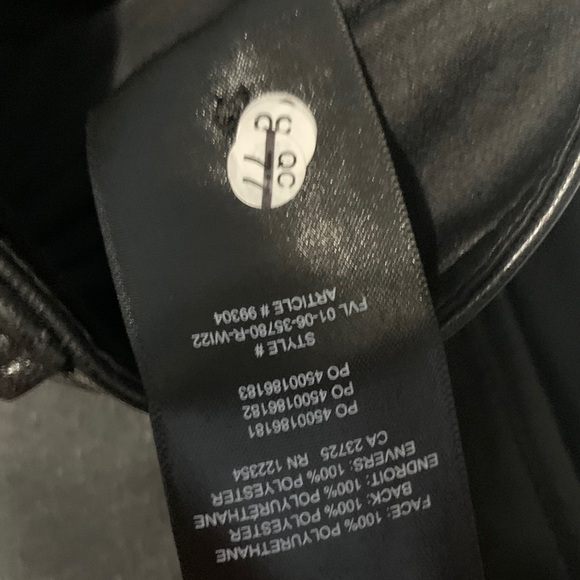 Babaton Black faux Leather Trousers - Picture 4 of 10